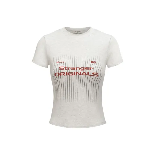 11ESTRANGER Т-рубашка с оборванным рукавом женская