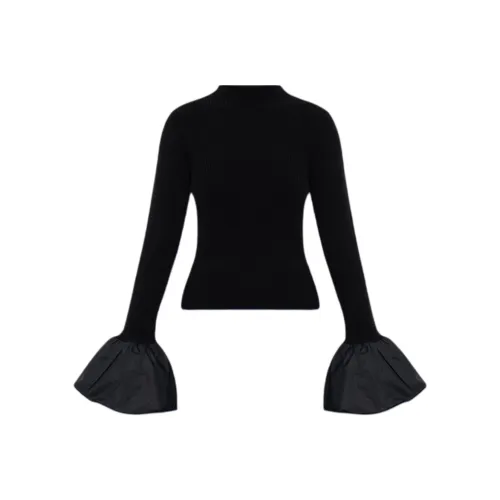 Rotate Черные Женские Футболки