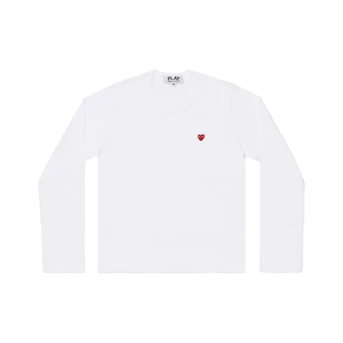 CDG Play Белый Женские T-рубашки