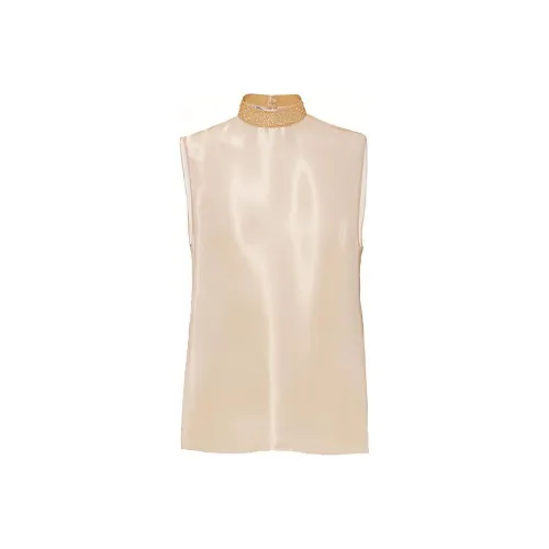 MIU MIU Золотой Женские Футболки