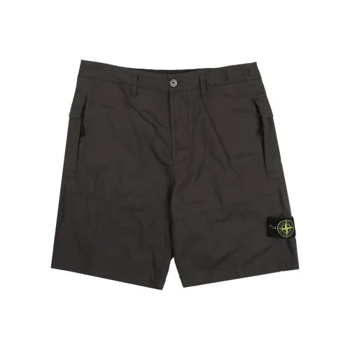 STONE ISLAND Повседневные шорты Мужские Темно-коричневые