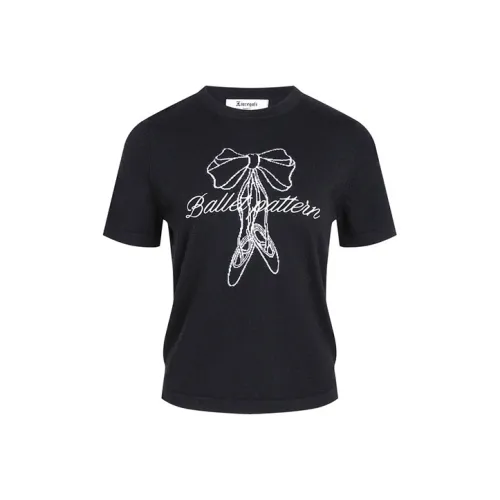 LIUREGALI Черные Женские Футболки