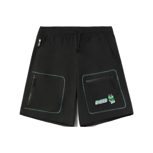 Лайнер x LINE FRIENDS Sports Fashion Collection Спортивные шорты Унисекс Черный