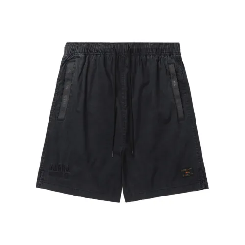 Alpha Industries SS24 Повседневные шорты Унисекс Черный