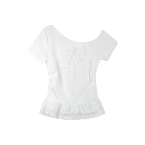 ONE PASS STUDIO T-рубашка Женская Белая