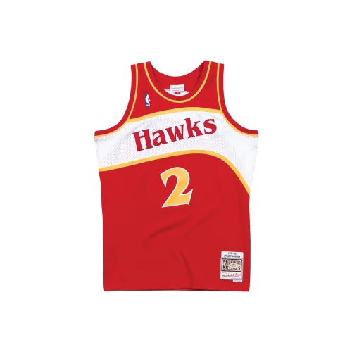 MITCHELL NESS Баскетбольная Джерси Мужская Красная