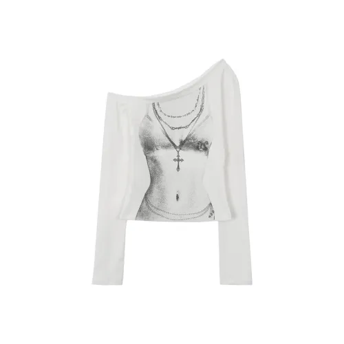 POPO.INFO T-рубашка Женская Белая