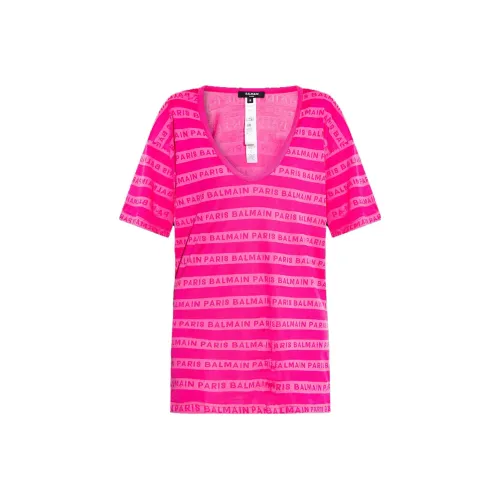 BALMAIN Женские красные футболки