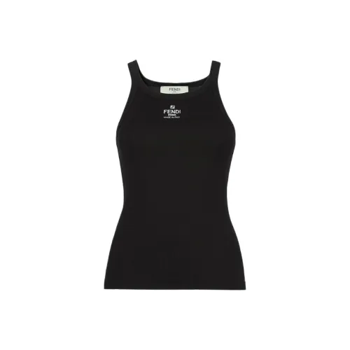 FENDI Черные Женские Майки