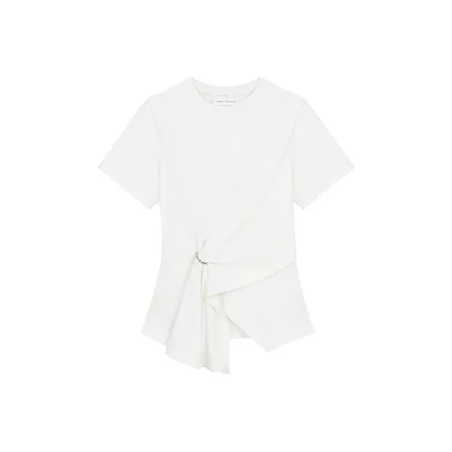 VEGA CHANG Простые белые женские футболки