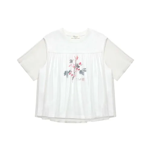 CLOT x Reverie by Caroline Hú T-рубашка Женская Белая