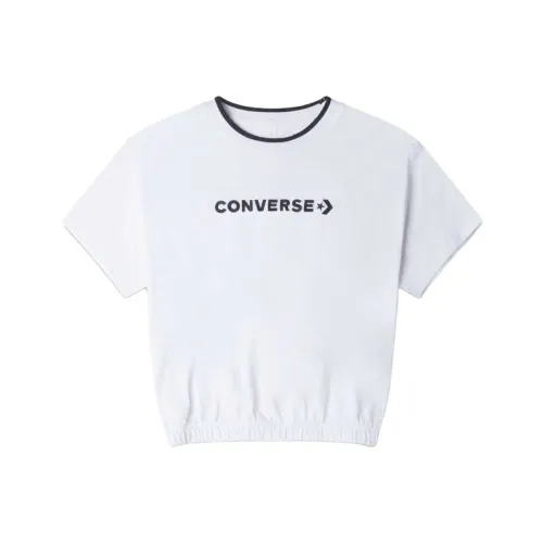 Конверс Белый Женские Короткие Топы