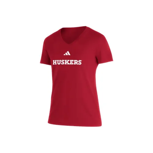 Adidas Женские футболки красного цвета