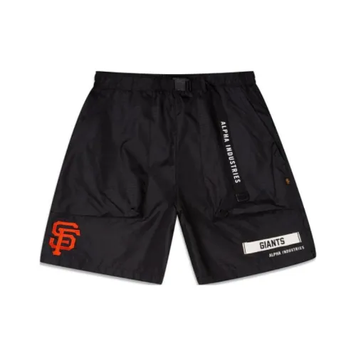 New Era San Francisco Giants Повседневные шорты Унисекс Черный