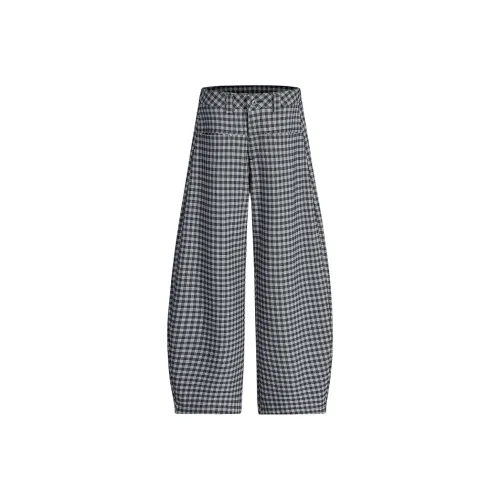 Hypeyourself Повседневные брюки Унисекс Черная клетка