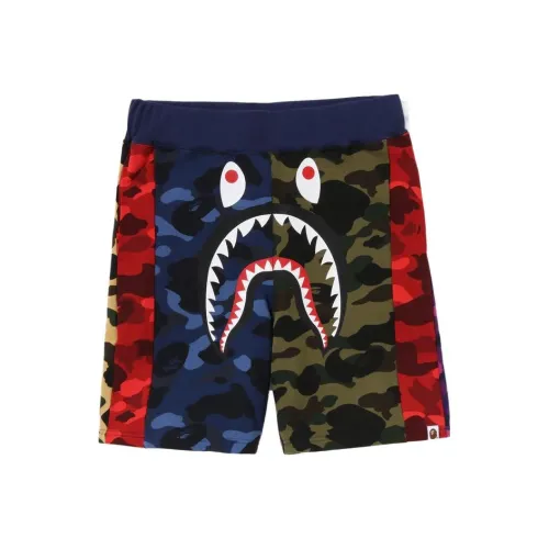 A BATHING APE Зеленый синий Мужские спортивные шорты