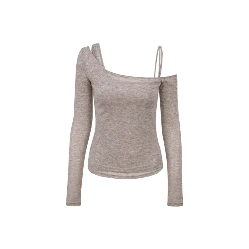 Ariseism Светло-пшеничный серый Женские футболки