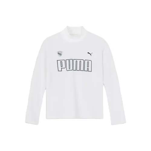 PUMA Bias Cut Белые Женские Футболки