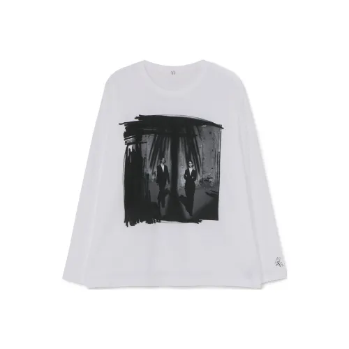 Yohji Yamamoto Белые Женские T-рубашки