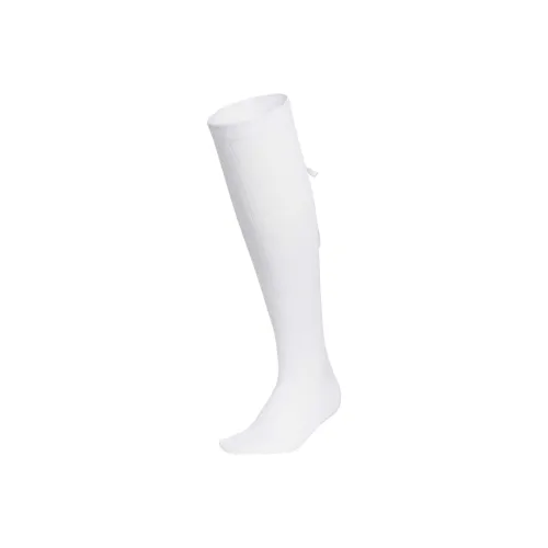 Adidas Originals Bow Knee Sock Knee High Socks Women's 1 Pack White Black Adidas Originals Бант Колено Носки до колена Женские 1 упаковка Белый Черный