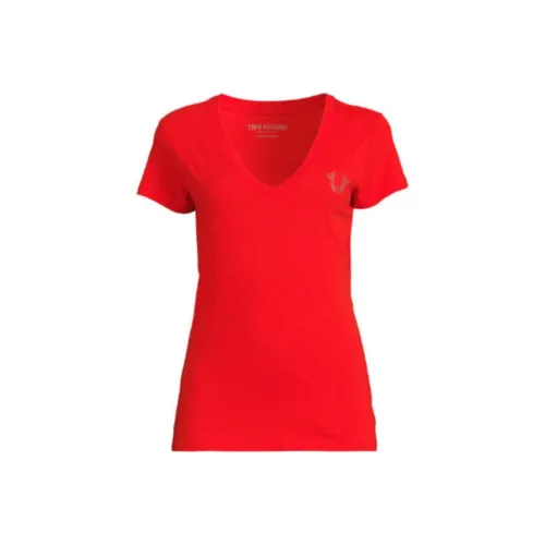 TRUE RELIGION T-рубашка Женская Красная