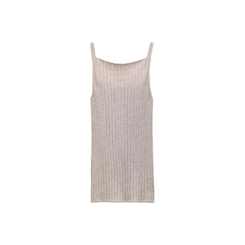 ZARA Коричневые Женские Майки