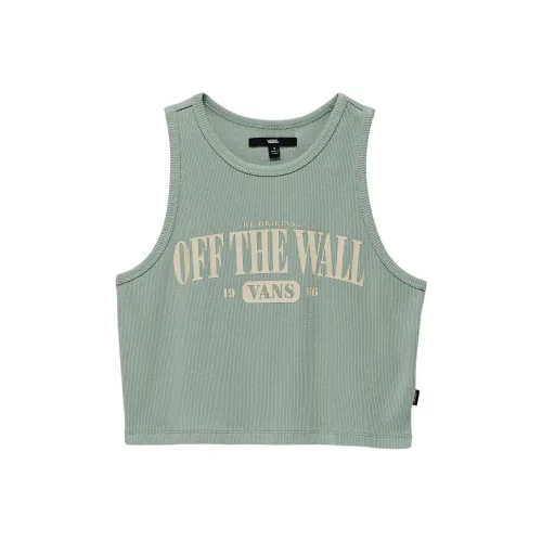 Vans Team Spirit Tank Top Майка Женская Зеленая