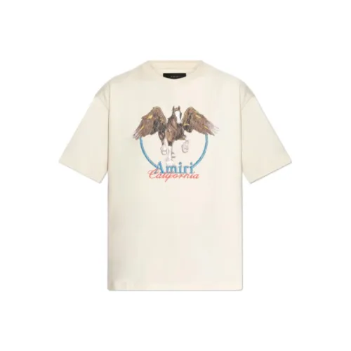 AMIRI Бежевые Женские Футболки