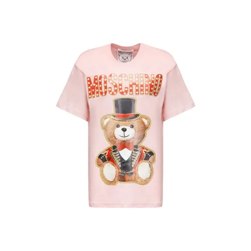 MOSCHINO Розовые Женские Футболки