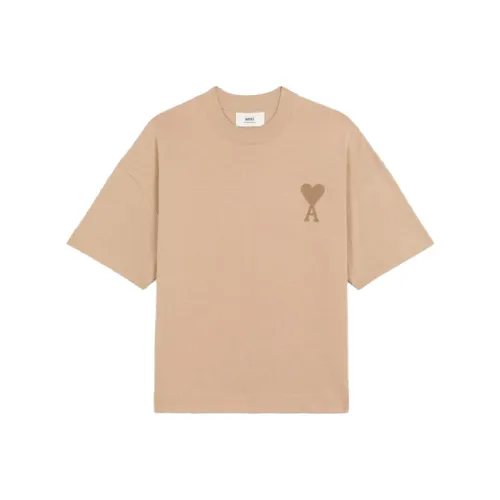 AMIPARIS FW21 T-Shirt Женская Бежевая
