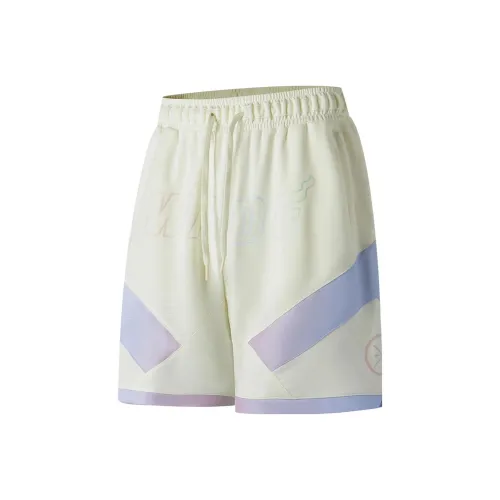 LINING Кремово-белые Мужские спортивные шорты