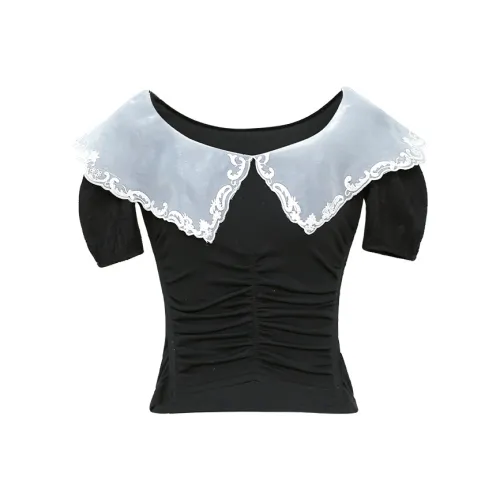 UNCLE PETERPAN Черные Женские Футболки