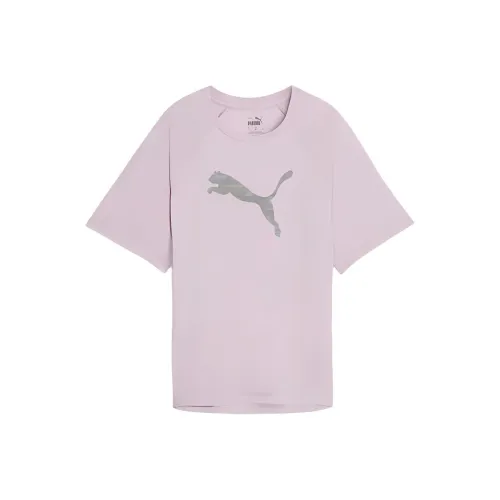 PUMA T-Shirt Женская Виноградный Туман