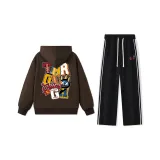 Свитшот Coffee + D619 Черные Штаны