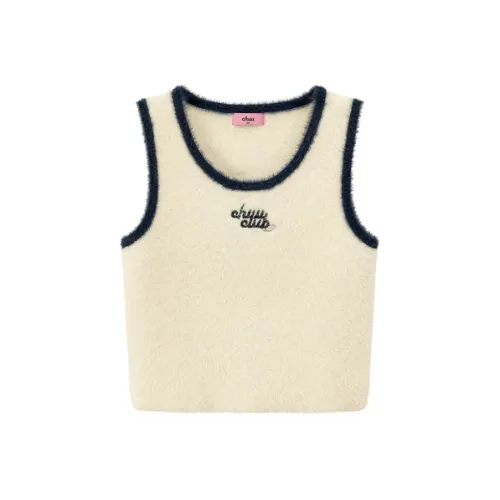 CHUU Белый абрикос Женские майки