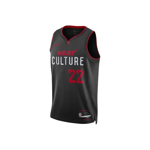 Nike Miami Heat NBA Dri FIT Swingman Джерси Баскетбол Джерси 2023 24 Сезон Butler Размер 22 Мужской Черный