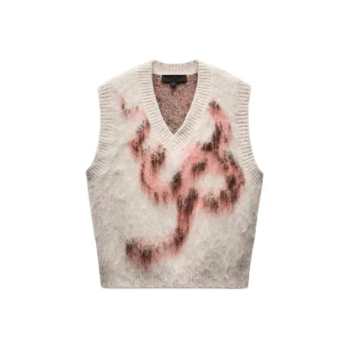 ZARA Новогодние Белые Женские Майки