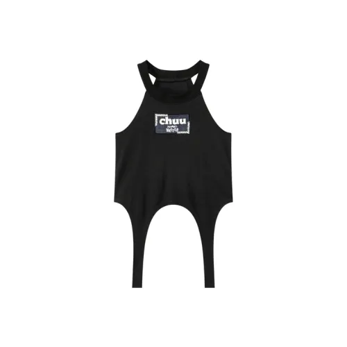 CHUU Черные Женские Майки