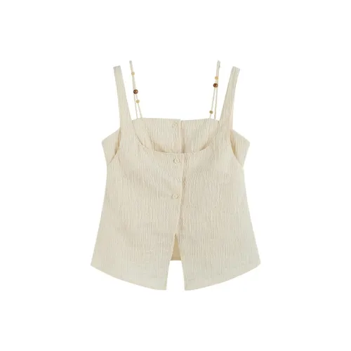 HDFULERN Майка Женская Бежевая Абрикосовая