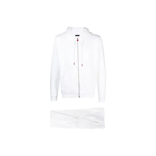 KITON Белый Мужской Спортивный костюм с толстовкой