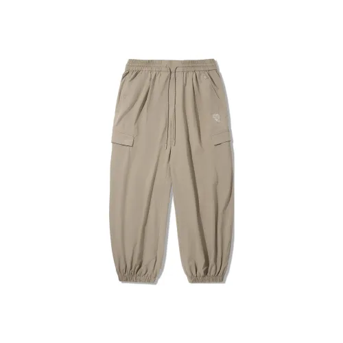 LINING x CHENGLONG LIANMINGKUAN Повседневные брюки Мужские Кофейный Пена Умбра