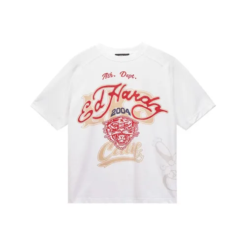 Ed Hardy Белые Женские Футболки