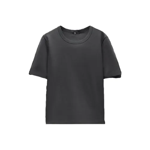 ZARA Серые Женские Футболки