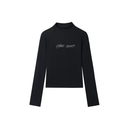 SLEEP AT 11 T Рубашка Женская Черная