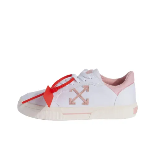 OFF Белый Vulcanized Низкий Топ Кеды Женские Белые