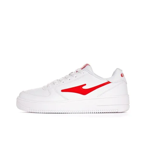 Erke Скейтборд Покрытие Амортизация Легкий Низкий Топ Кроссовки для скейтбординга Женские Белые Красные