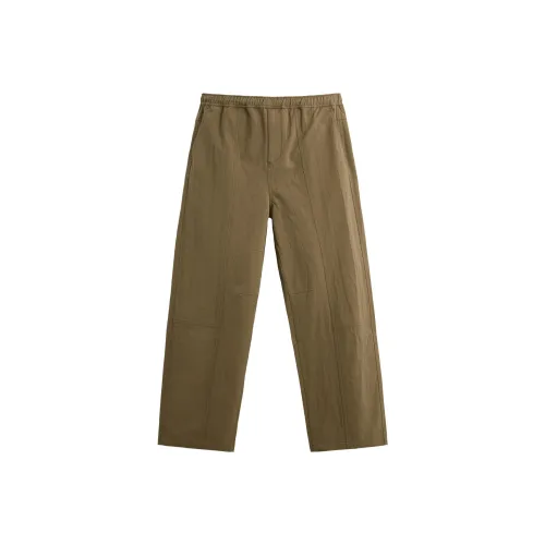 ZARA Khaki Мужские Повседневные Штаны