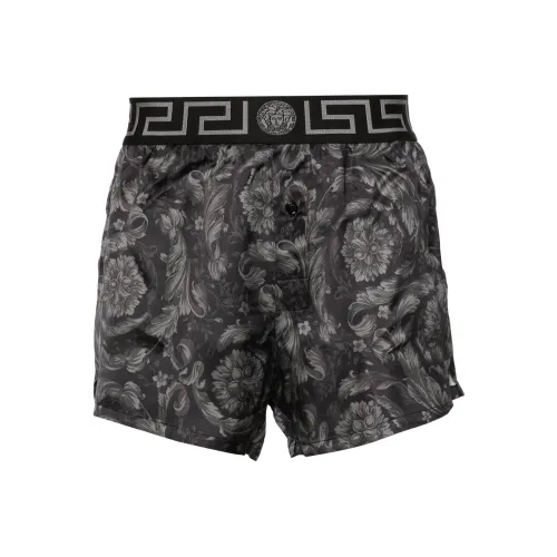 VERSACE Повседневные шорты Мужские Черные