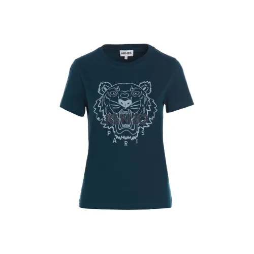 KENZO Женские футболки полночного синего цвета
