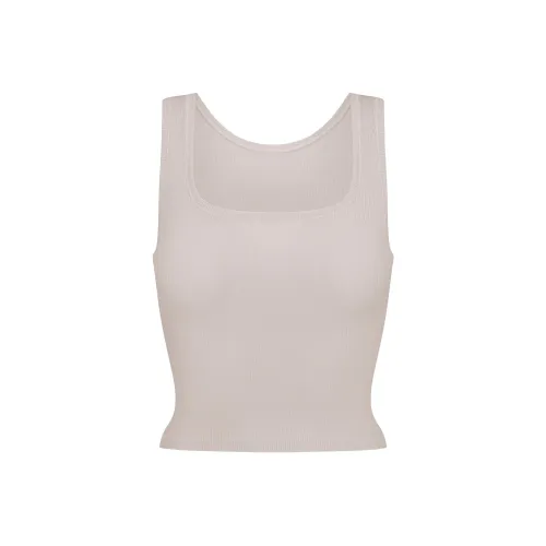 SKIMS Майка Женская Камень Каменный цвет